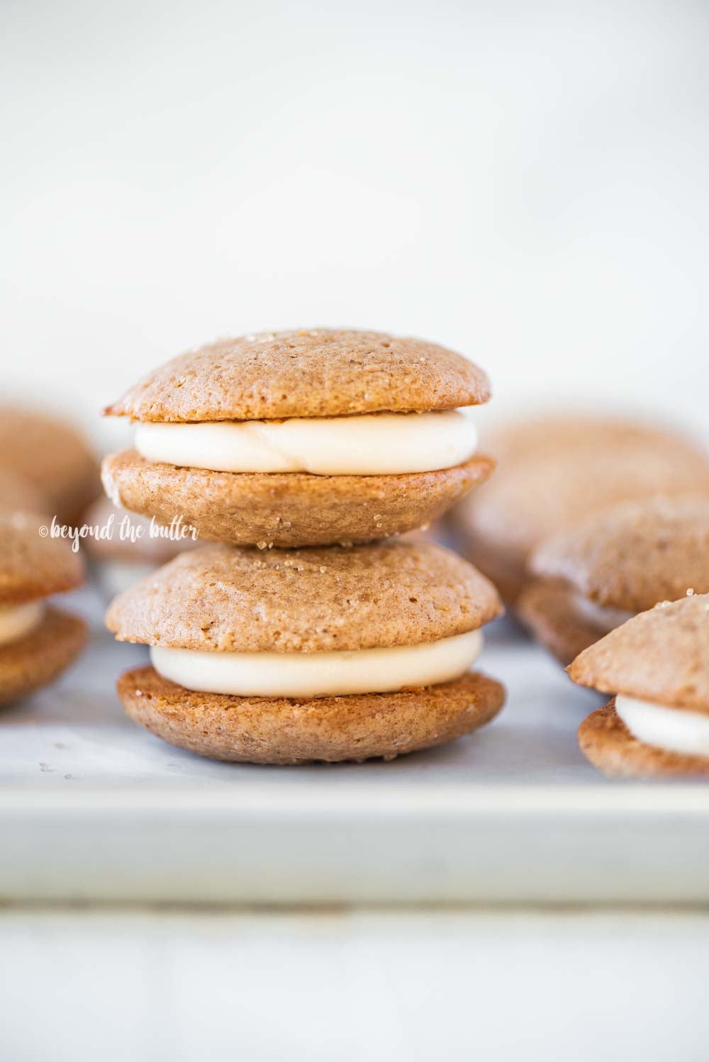 Apple Cider Whoopie Pies with Caramel Cream Cheese Frosting | All Images © Luyiz, LLC