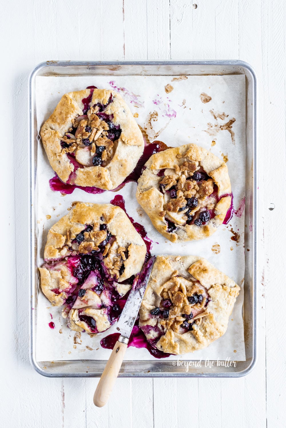 Blueberry Peach Galettes | All Images © Luyiz, LLC