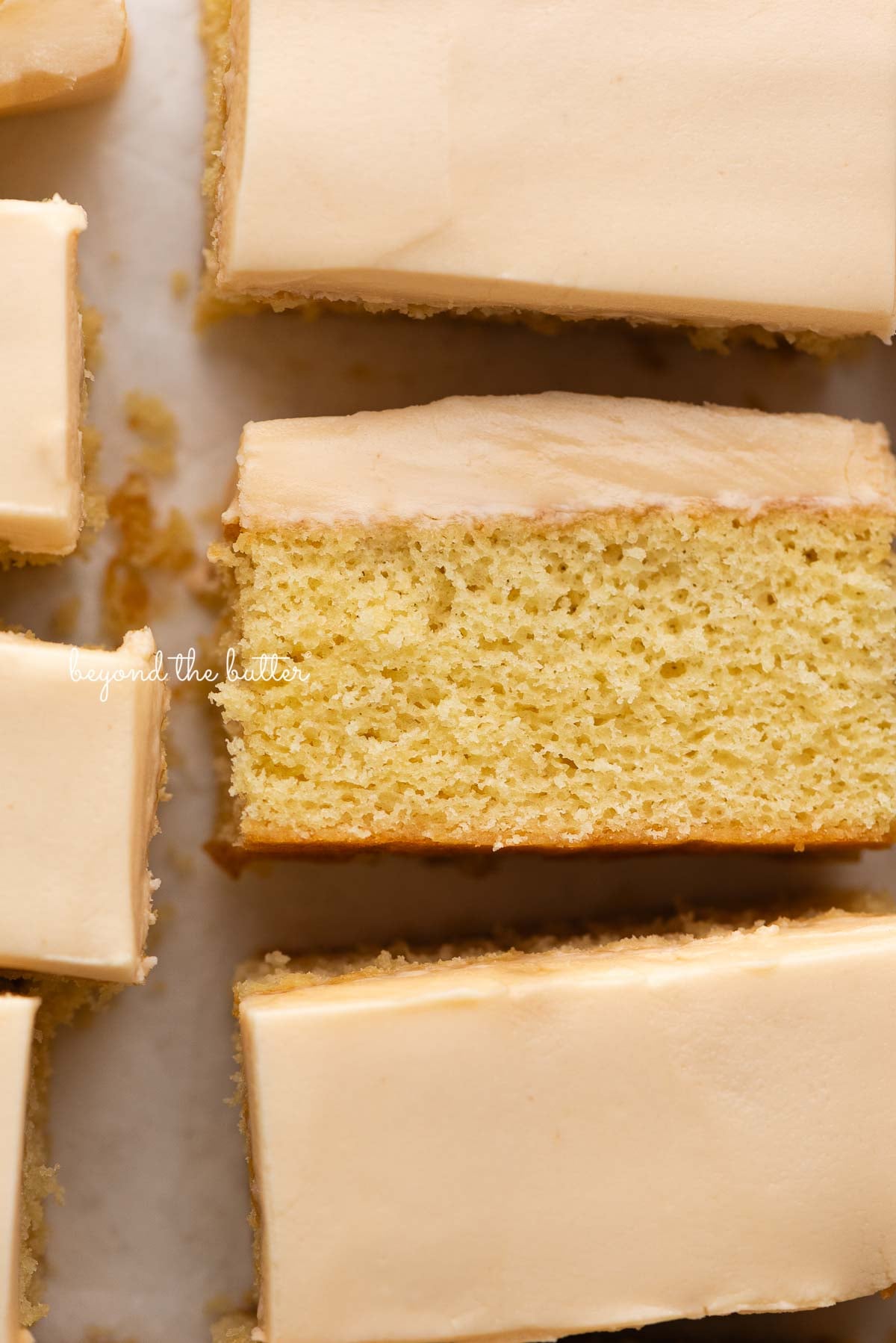 Butterscotch Krimpet Sheet Cake with Vanilla Sponge