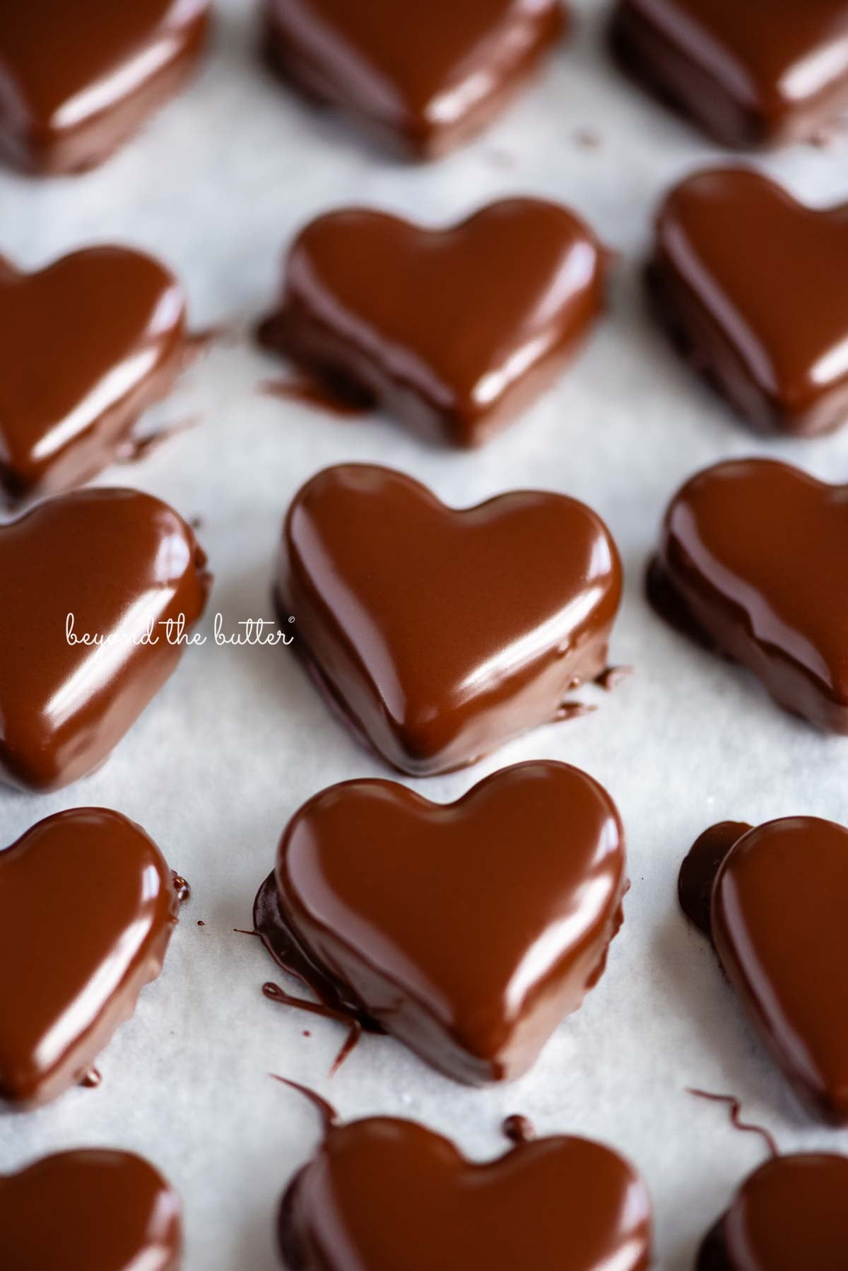 Easy Chocolate Dipped Peanut Butter Hearts