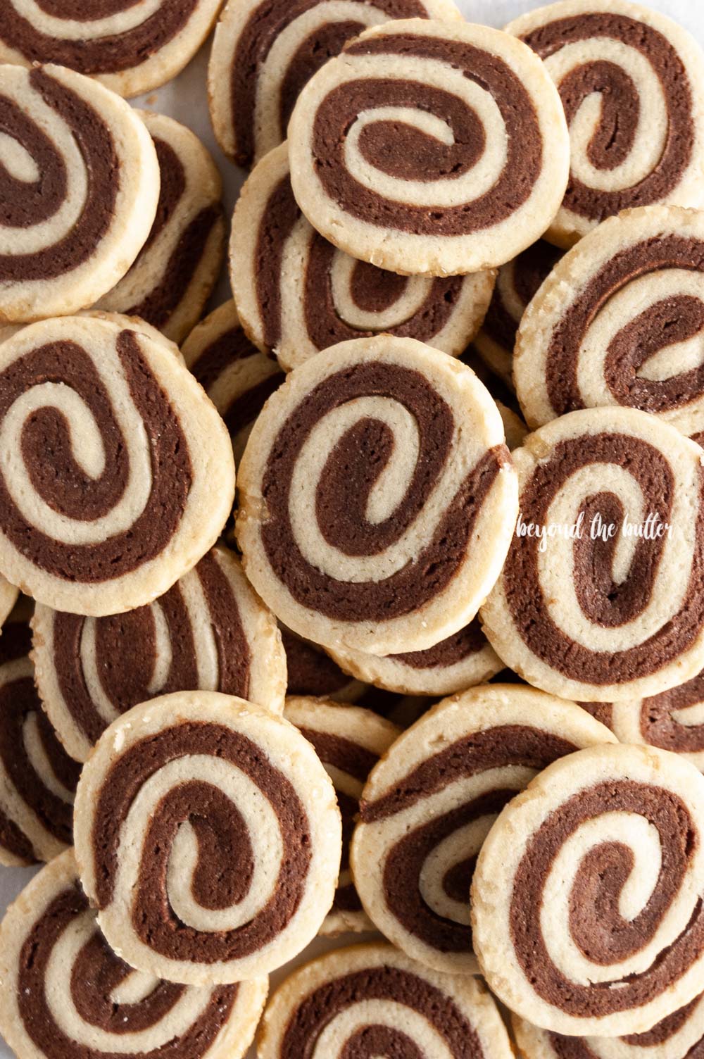 Overhead image of Chocolate Pinwheel Cookies | All images © Luyiz™