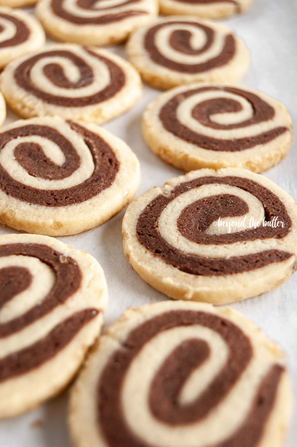 Close up image of Chocolate Pinwheel Cookies | All images © Luyiz™