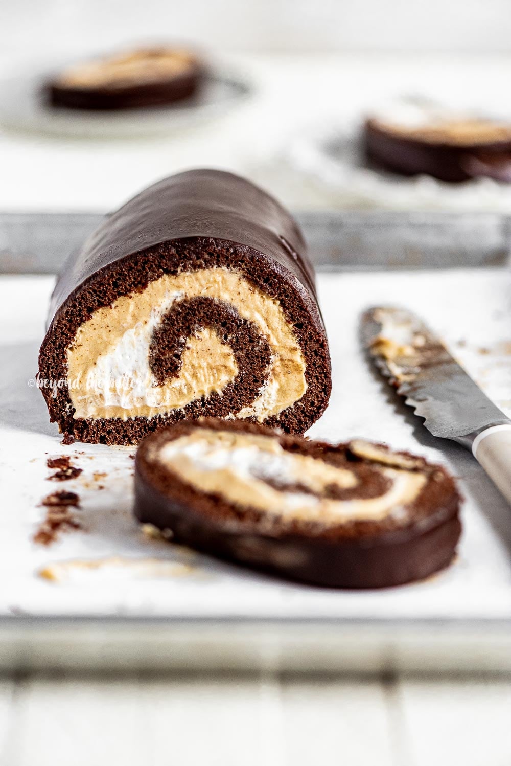 The Best Chocolate Pumpkin Cake Roll | All Images © Luyiz, LLC