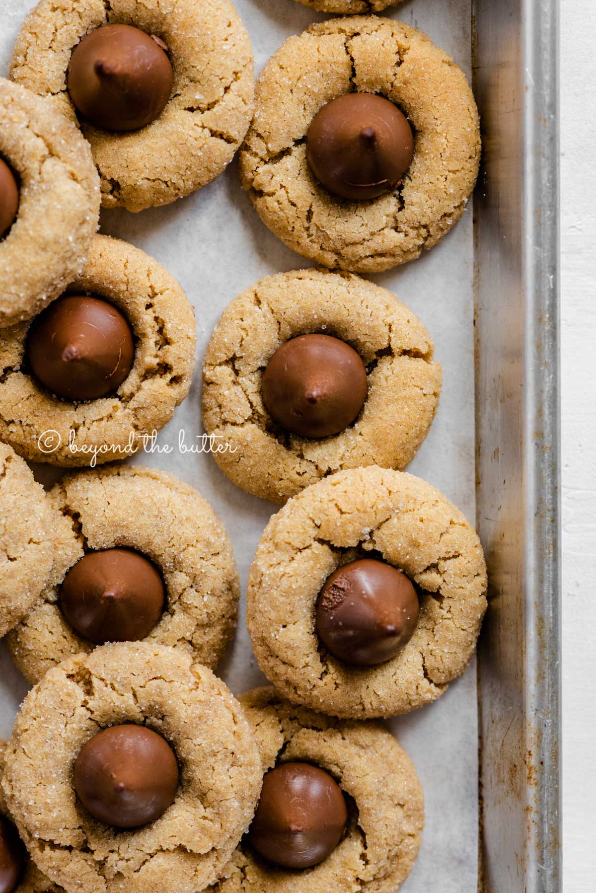 Overhead image of peanut butter blossoms | All Images © Luyiz™