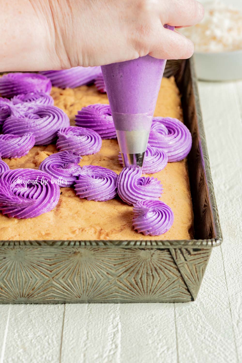 Coconut Sheet Cake with Coconut Buttercream Frosting | All Images © Luyiz, LLC