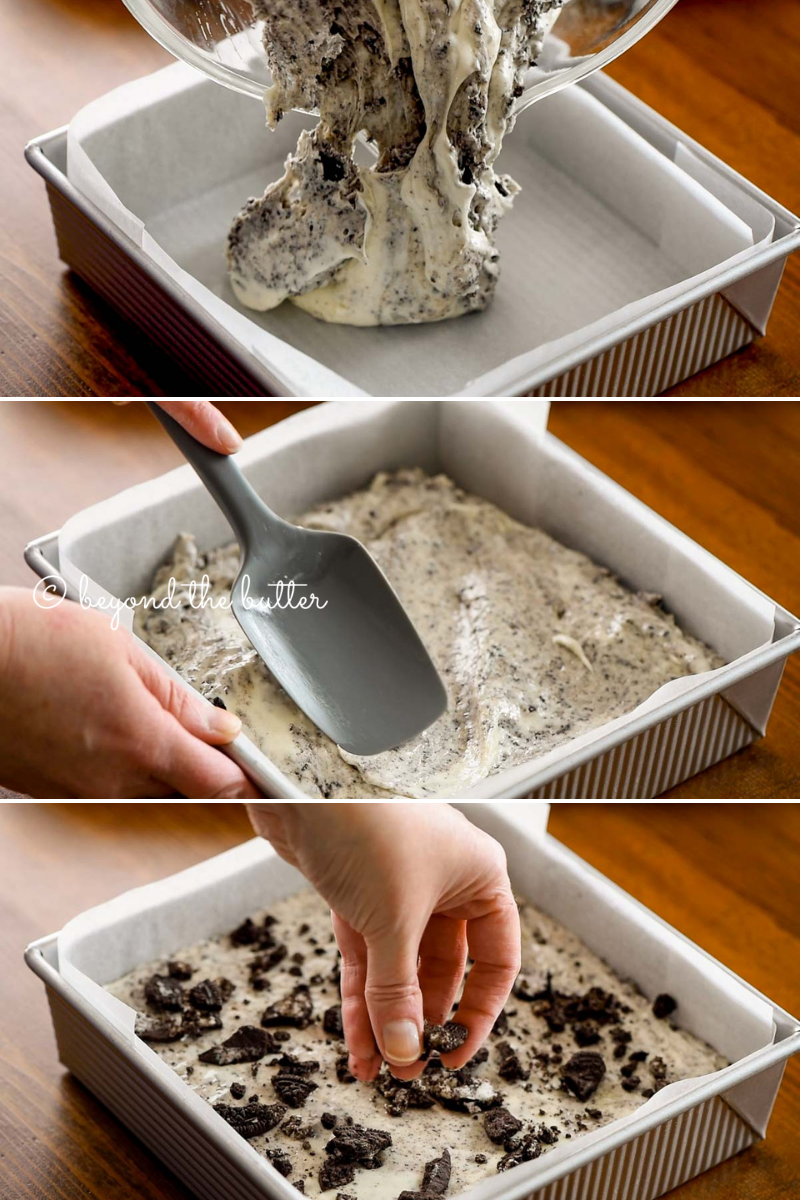 Making cookies and cream fudge | All Images © Luyiz®