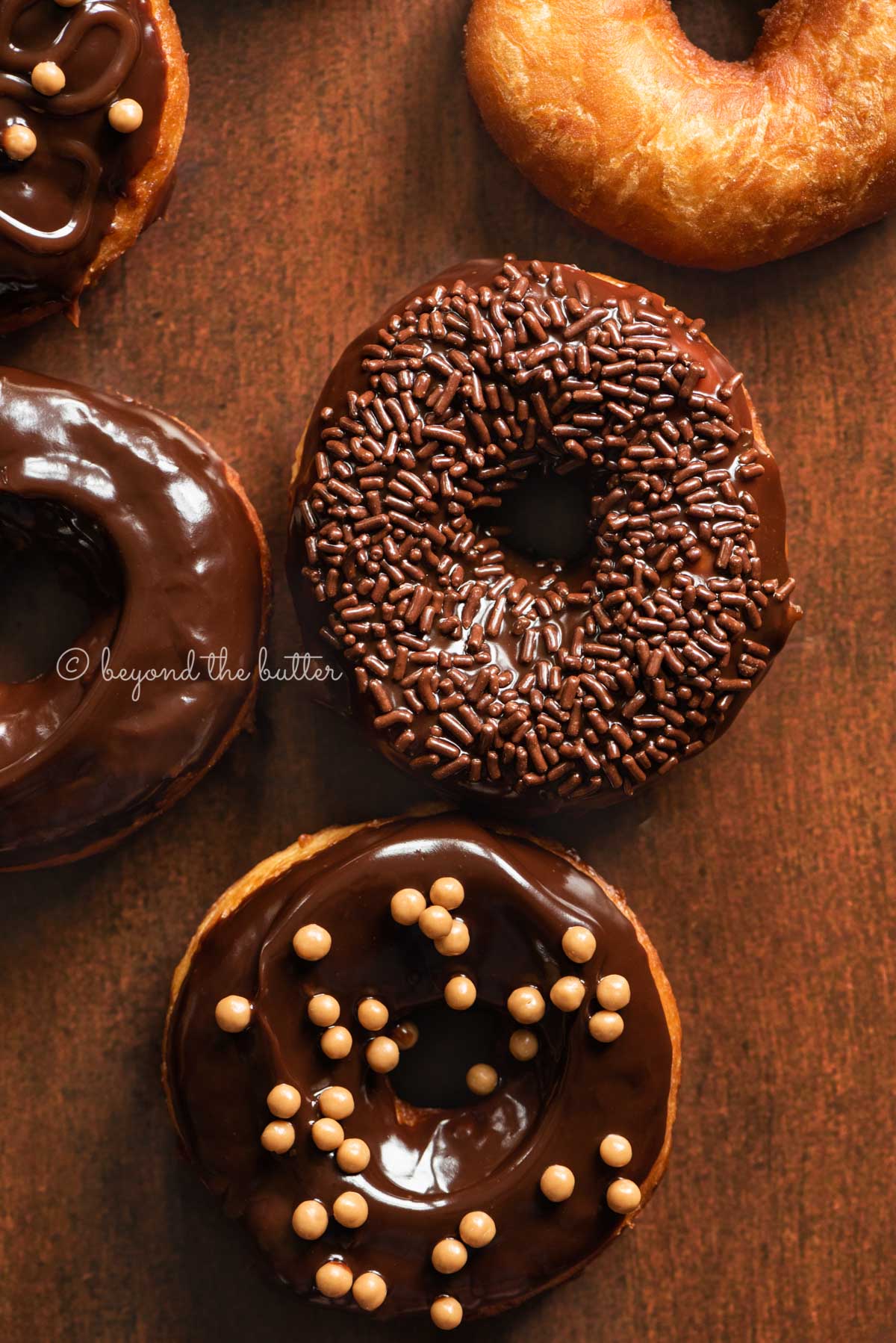 Fluffy Chocolate Glazed Donuts Made at Home