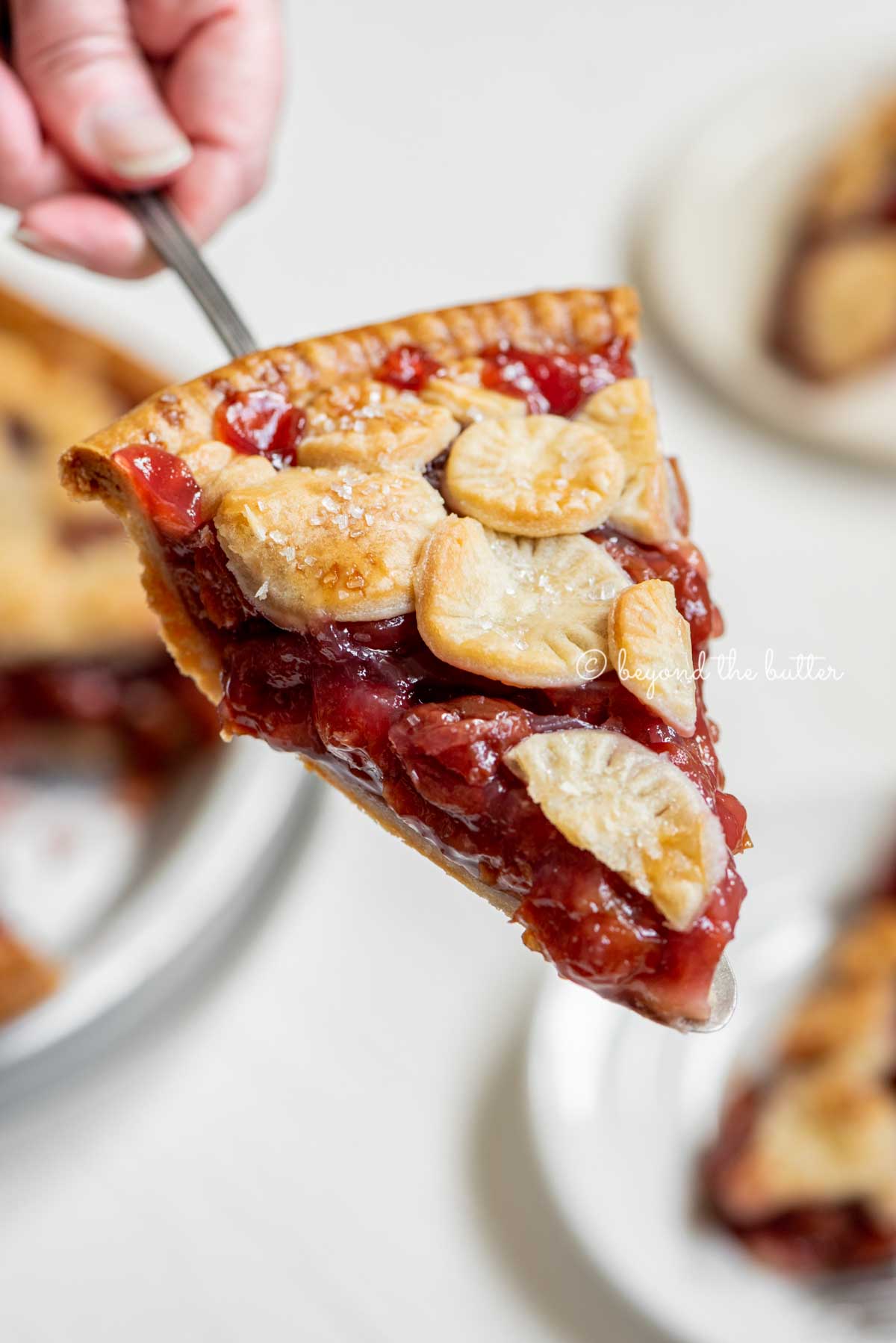 Flaky Homemade Cherry Pie From Scratch