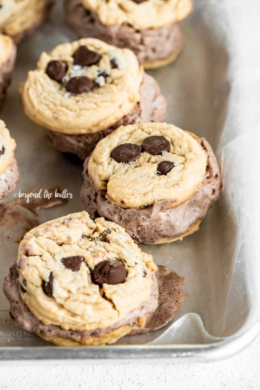 Easy Homemade Ice Cream Cookie Sandwiches with No-Churn Chocolate Ice Cream | All Images © Luyiz, LLC