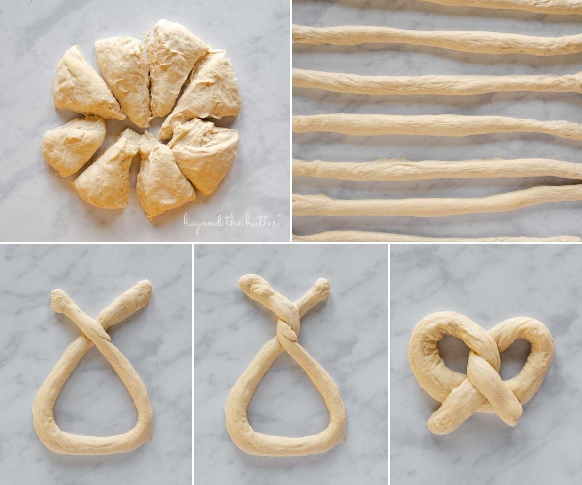 How to shape a homemade soft pretzel from Luyiz | © Luyiz