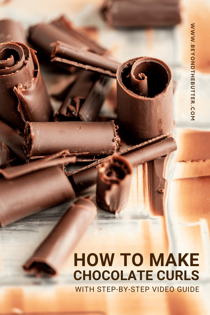 How to Make Chocolate Curls Tutorial | All Images: © Luyiz, LLC