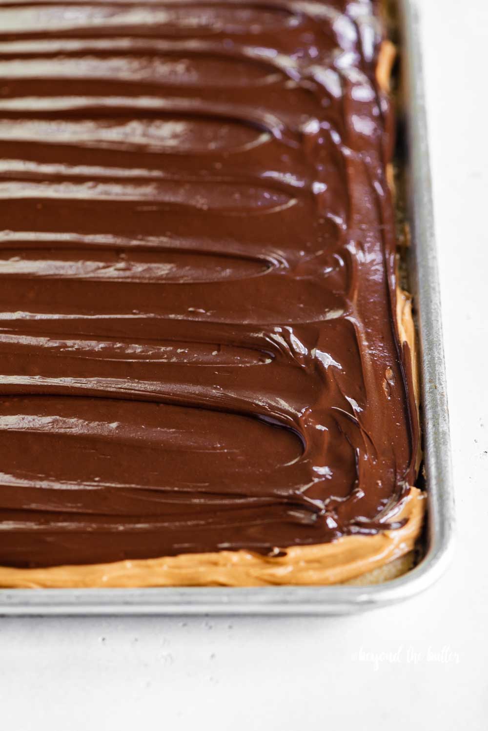 Angled view of pre-cut peanut butter tandy kakes | All Images © Luyiz™