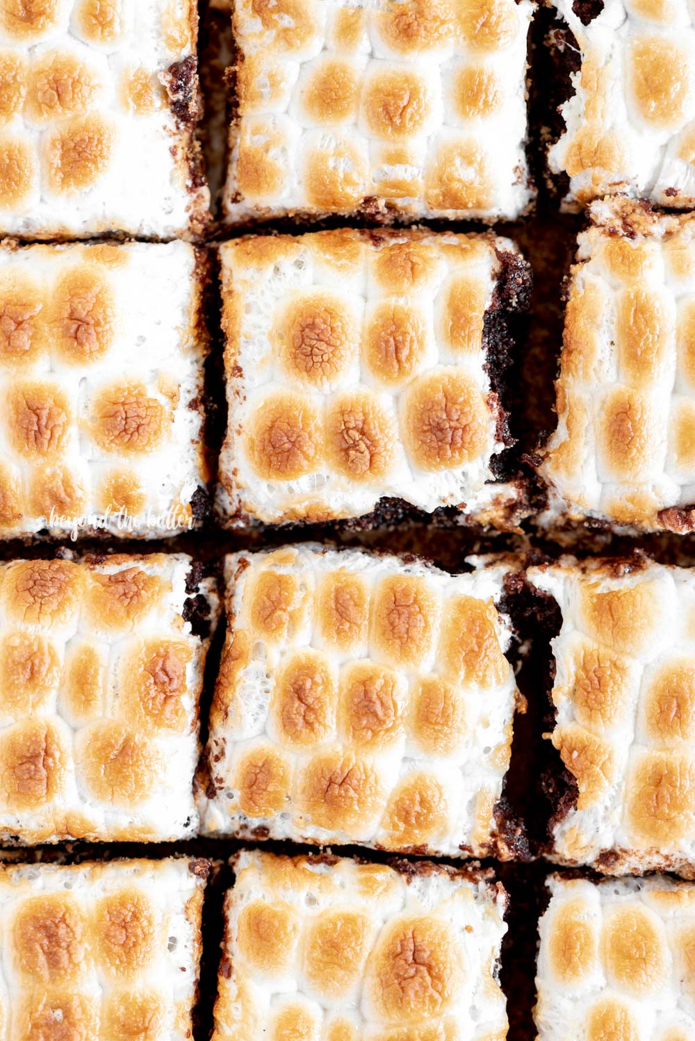 Classic S'mores Brownies with mini marshmallows | All Images © Luyiz, LLC
