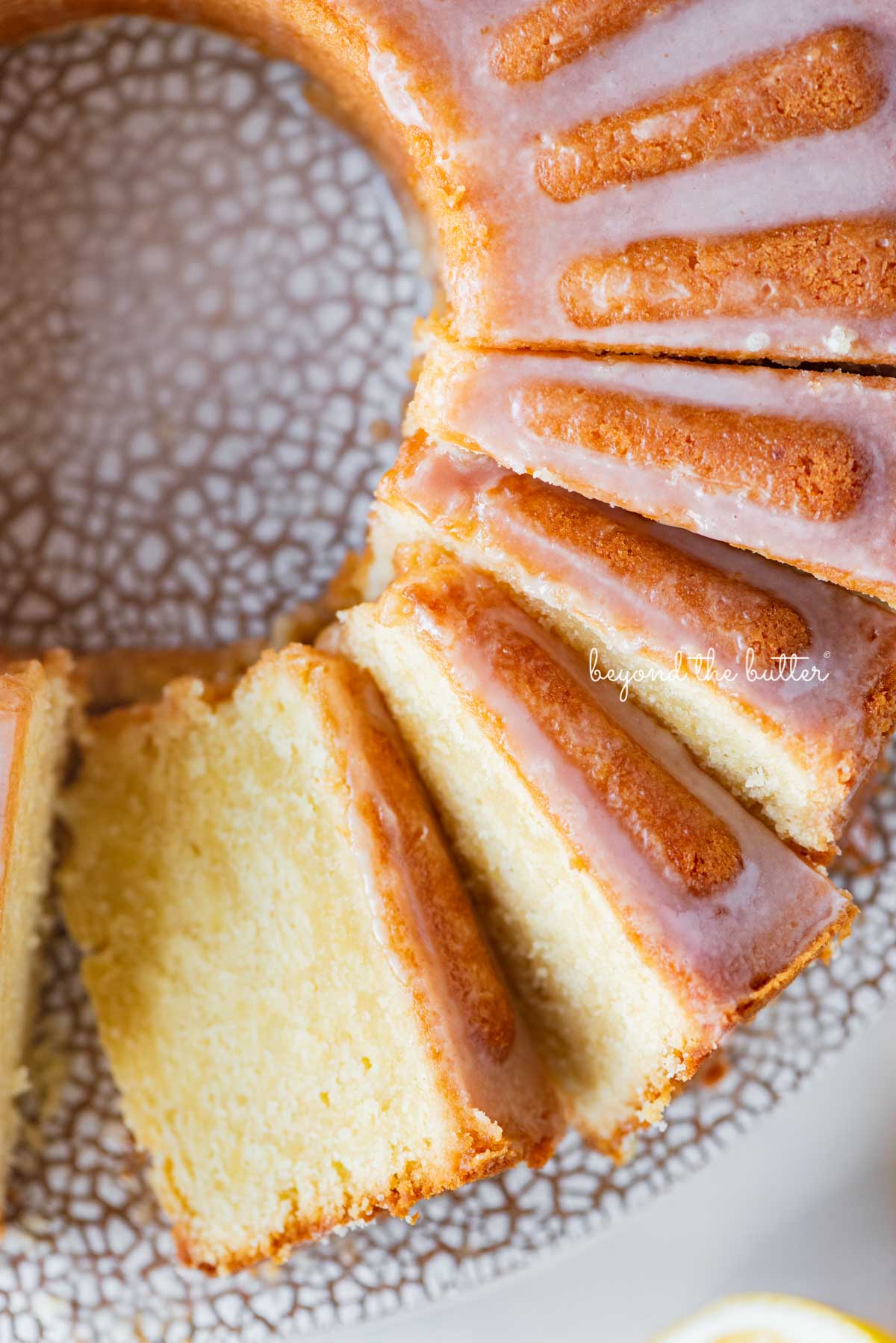 Lemon Pound Cake with Cream Cheese