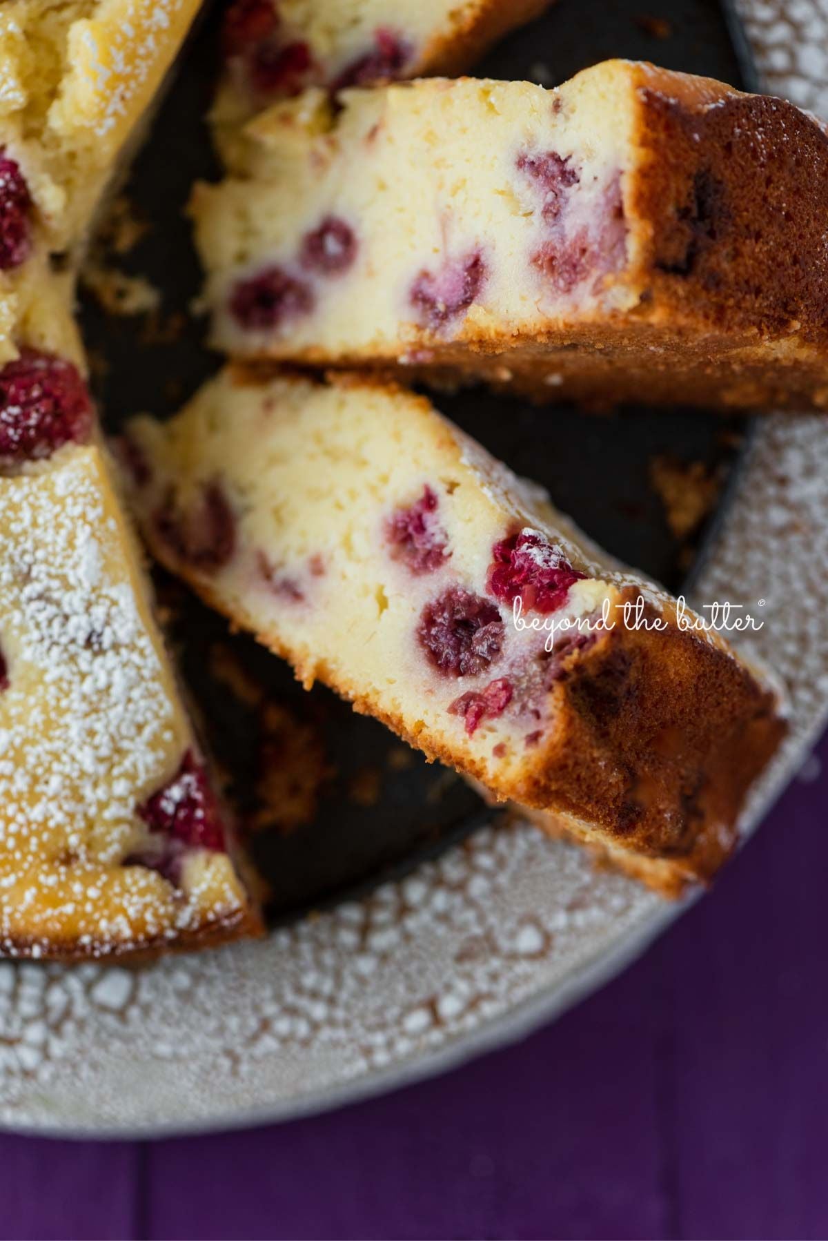 Light Lemon and Raspberry Ricotta Cake