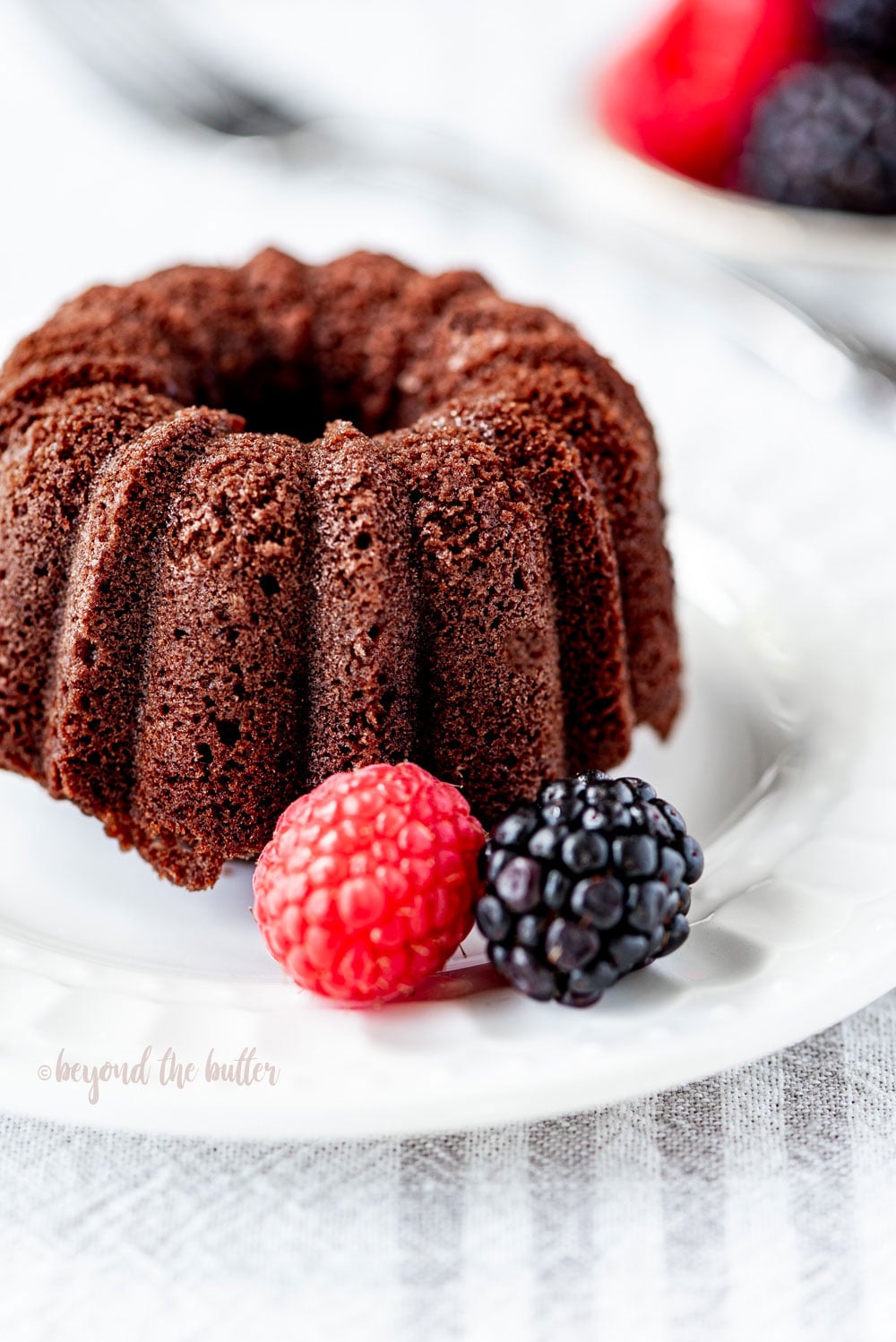 Rich Mini Chocolate Bundt Cakes with Ganache