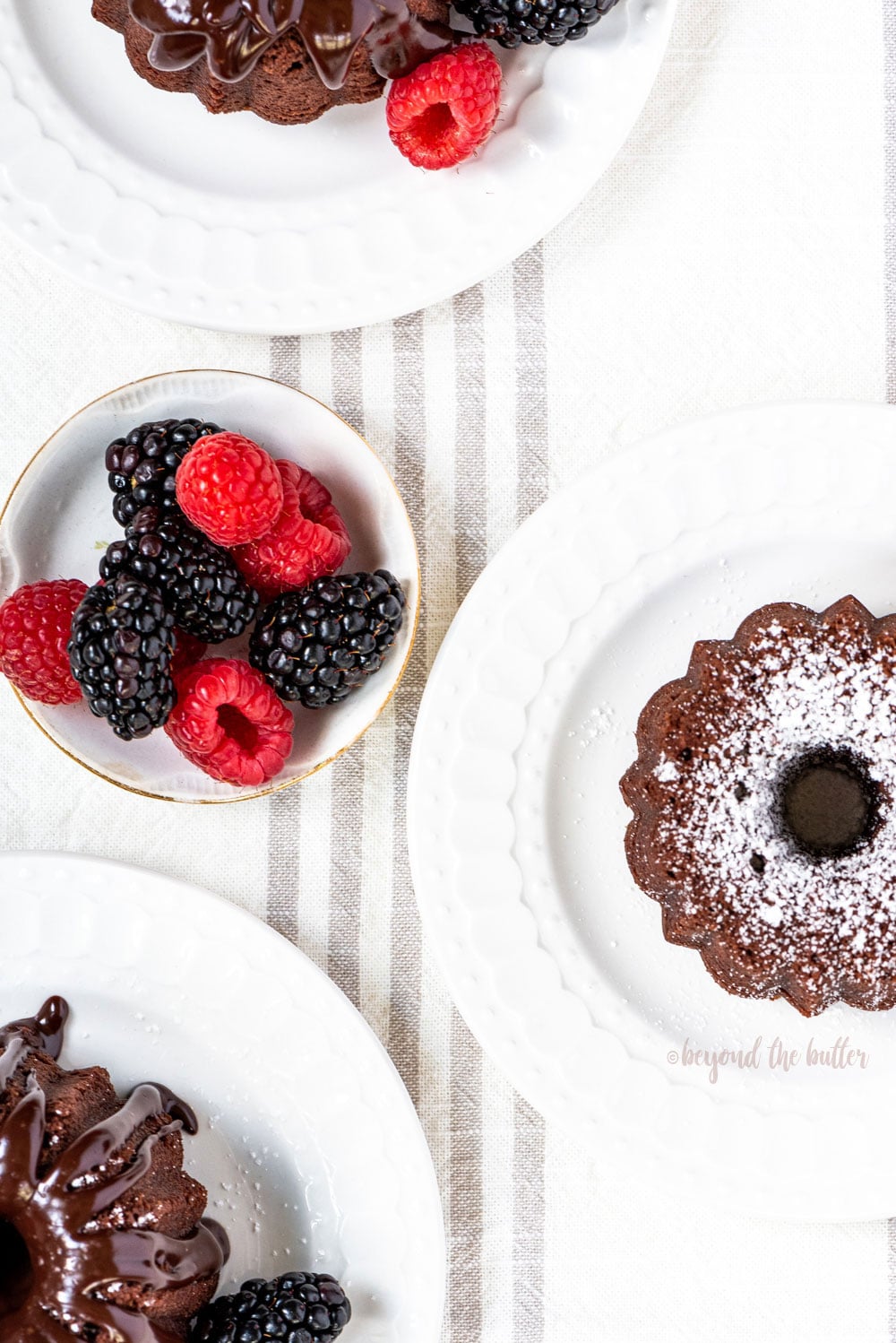 Mini Bundt Chocolate Pound Cakes | All Images © Luyiz, LLC