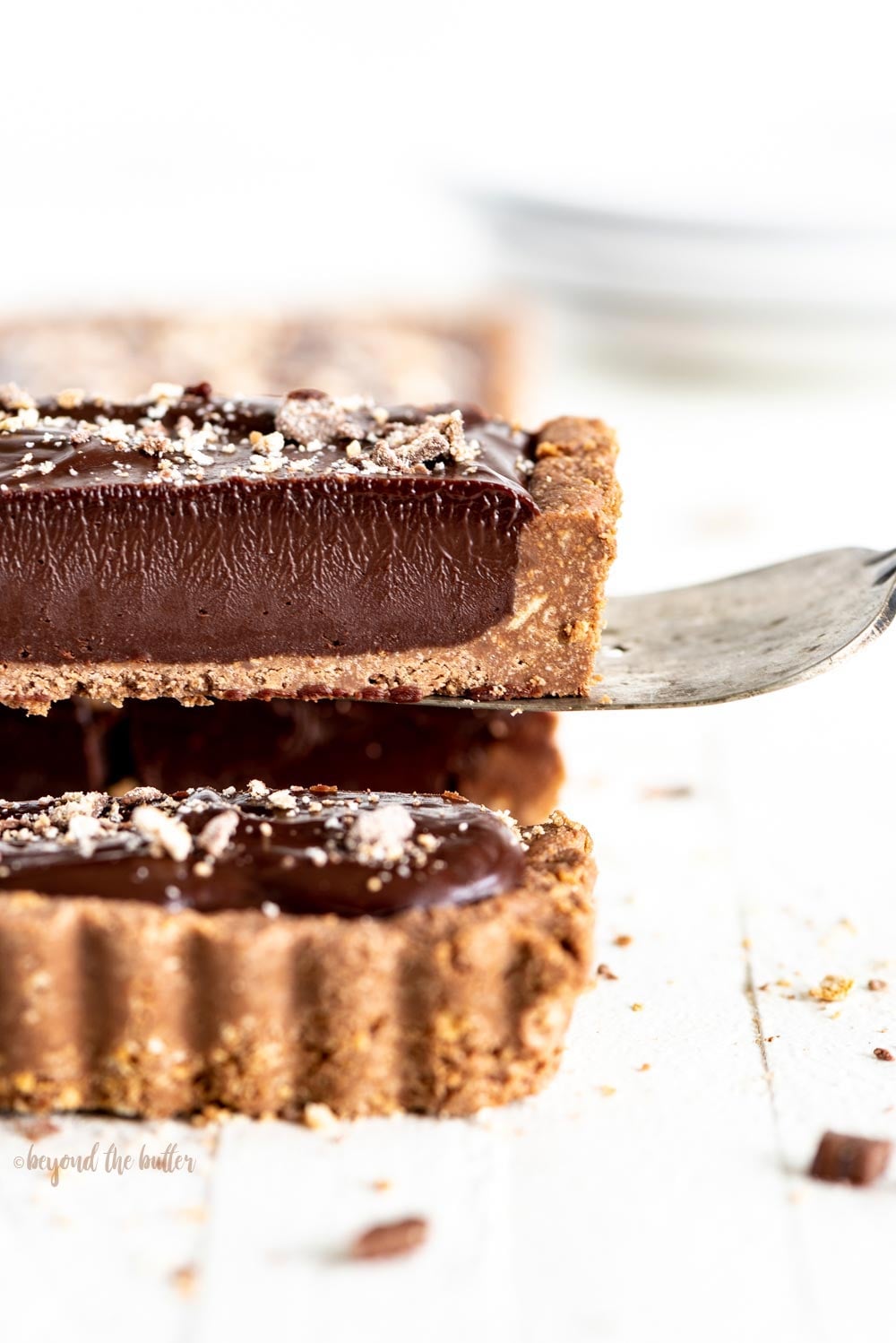 Chocolate Biscuit Tart with Dark Ganache