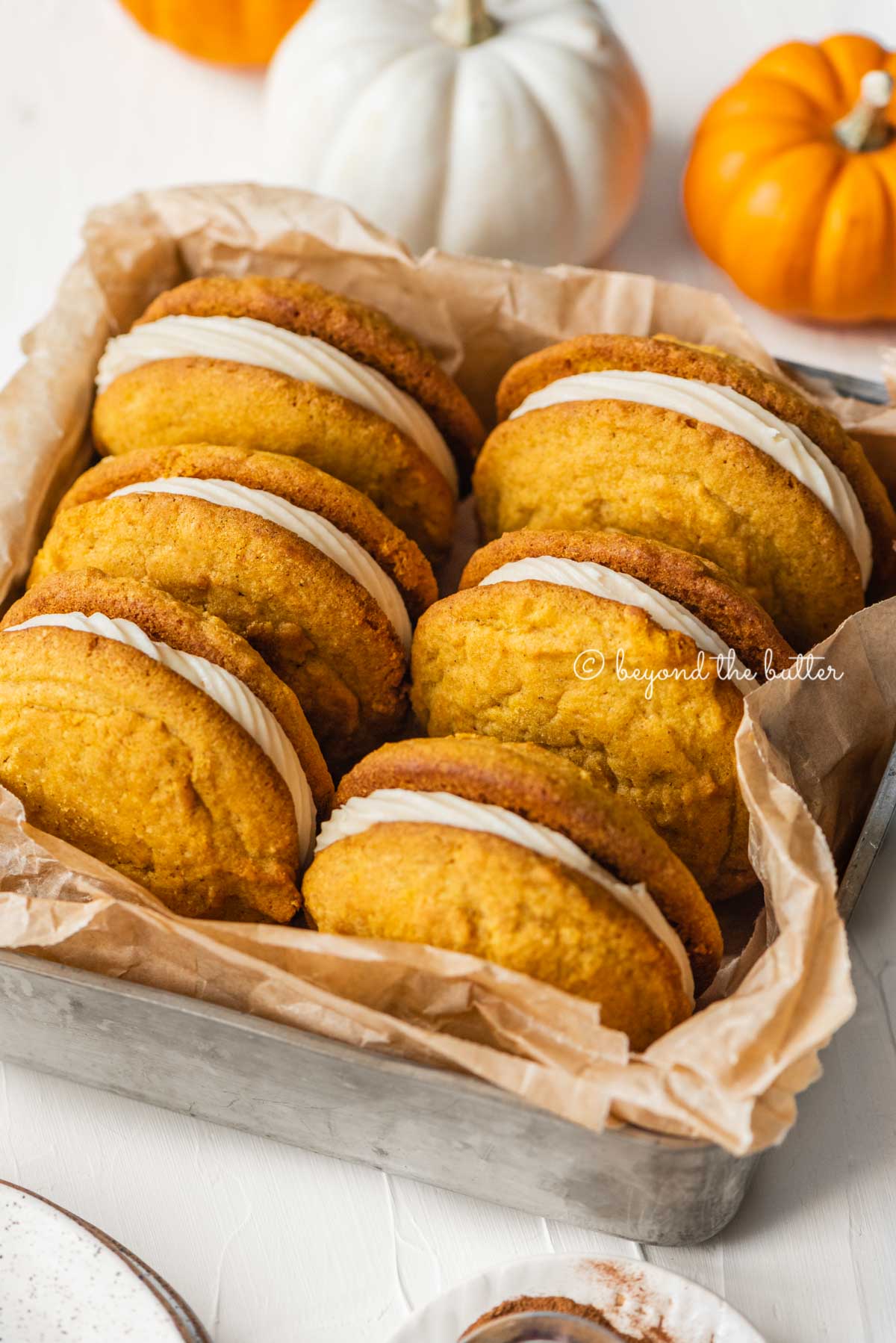 Small-Batch Pumpkin Whoopie Pies with Maple Frosting