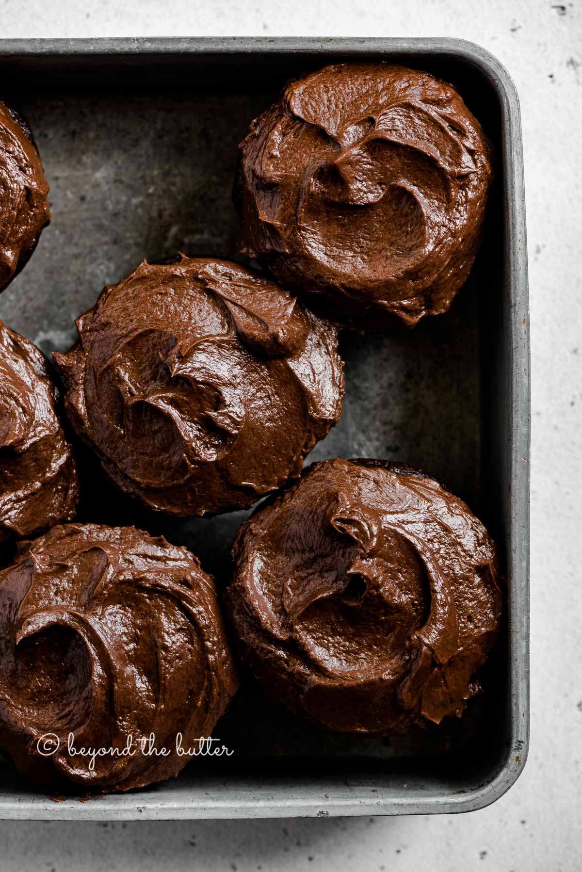 Moist Small Batch Chocolate Cupcakes with Buttercream
