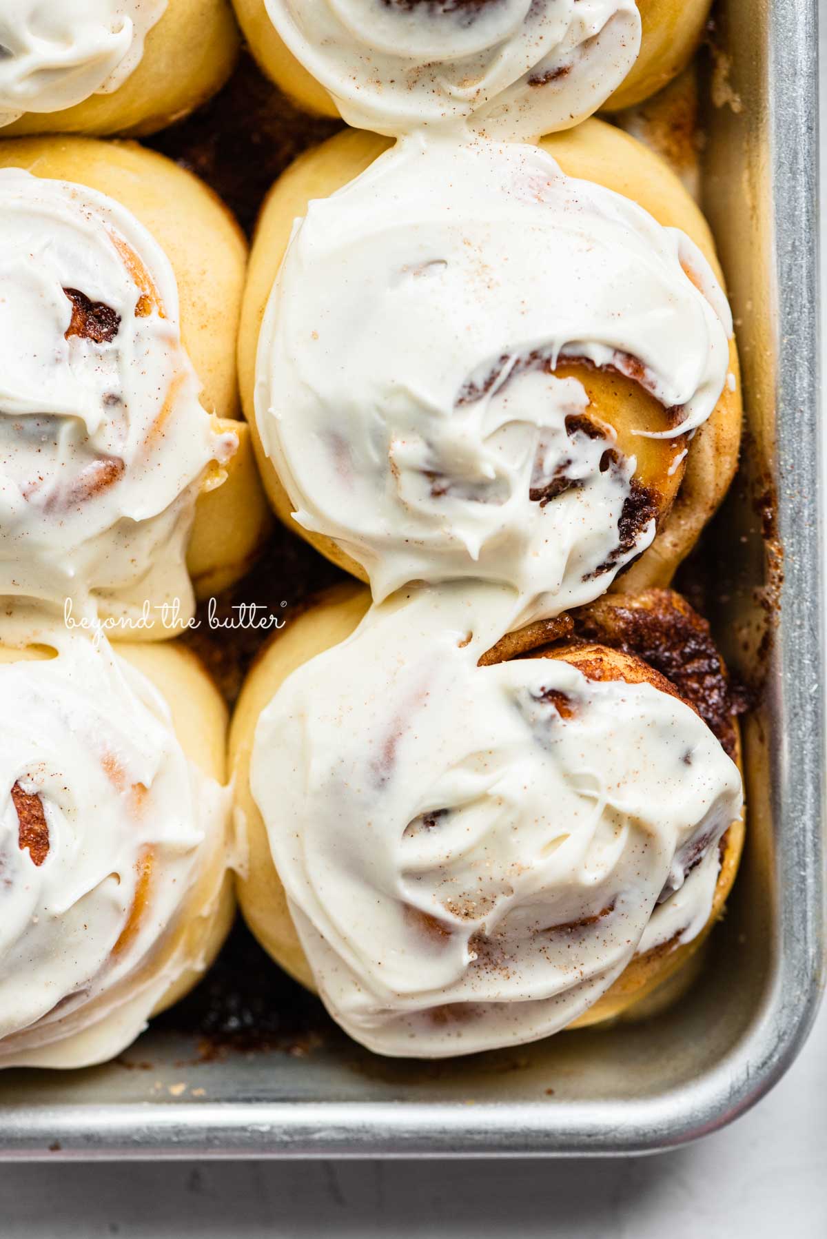 Fluffy Small Batch Cinnamon Rolls with Cream Cheese Icing