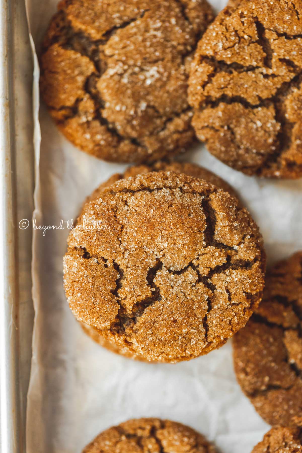 Chewy Old-Fashioned Molasses Cookies with Ginger