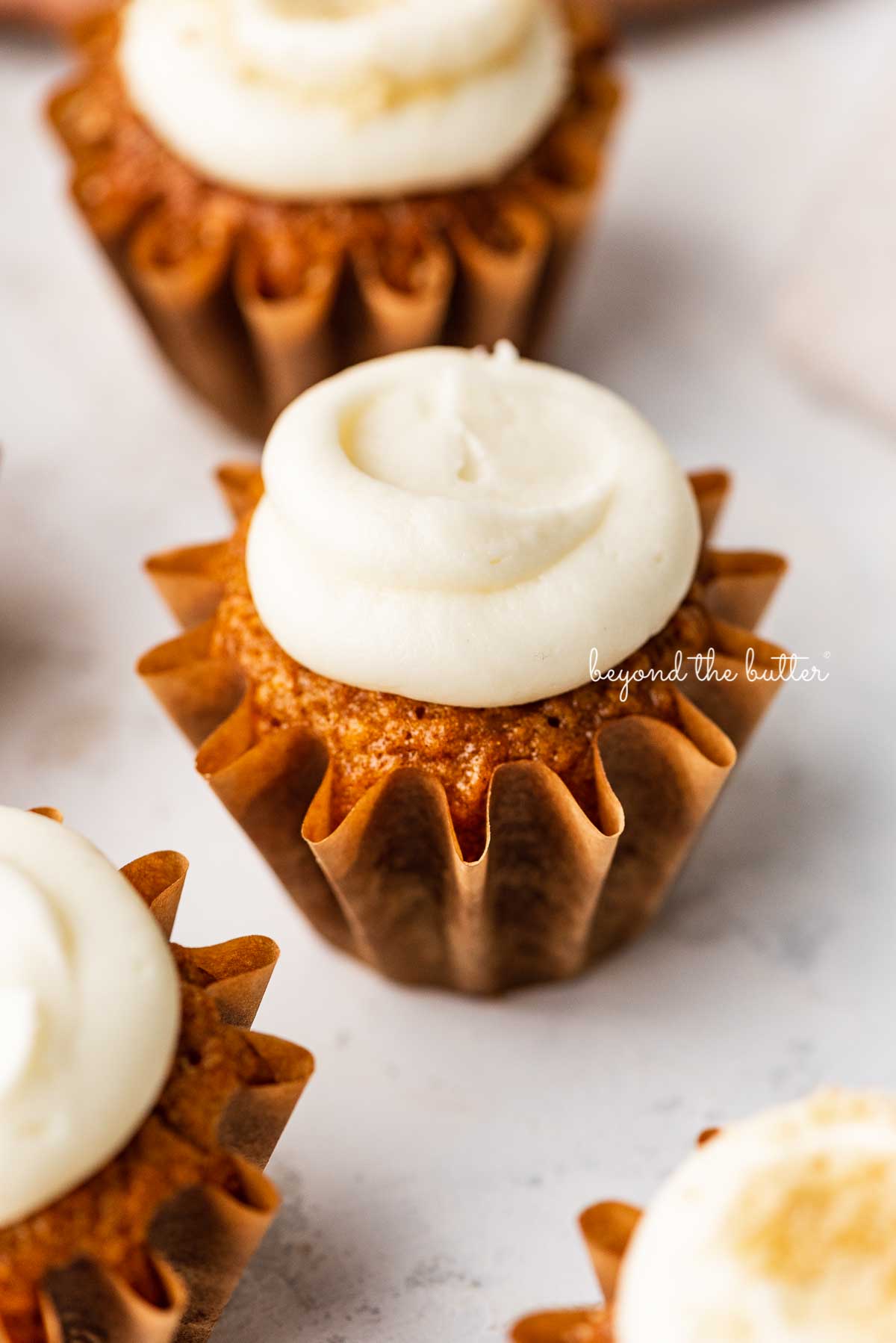 Carrot Cake Cupcakes with Cream Cheese Frosting