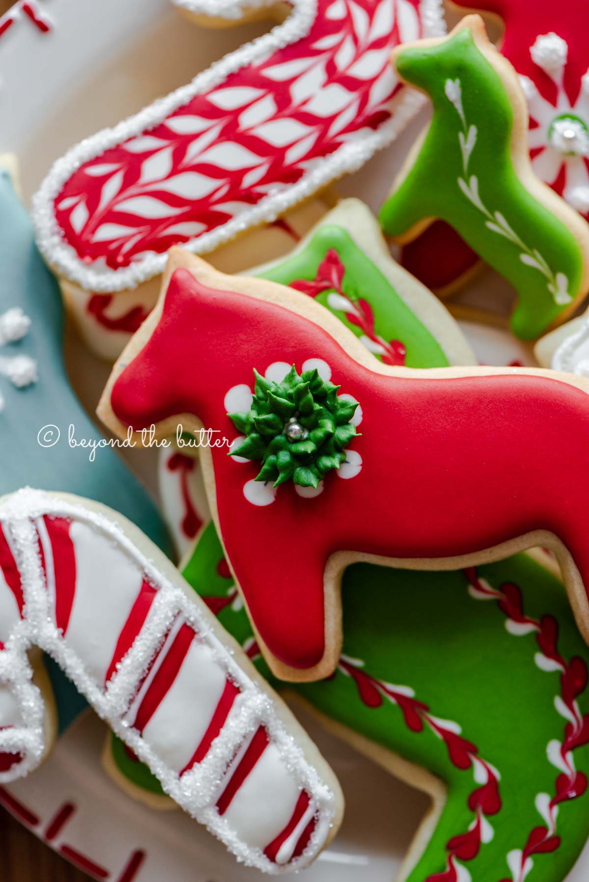 Soft Holiday Cut Out Sugar Cookies with Royal Icing