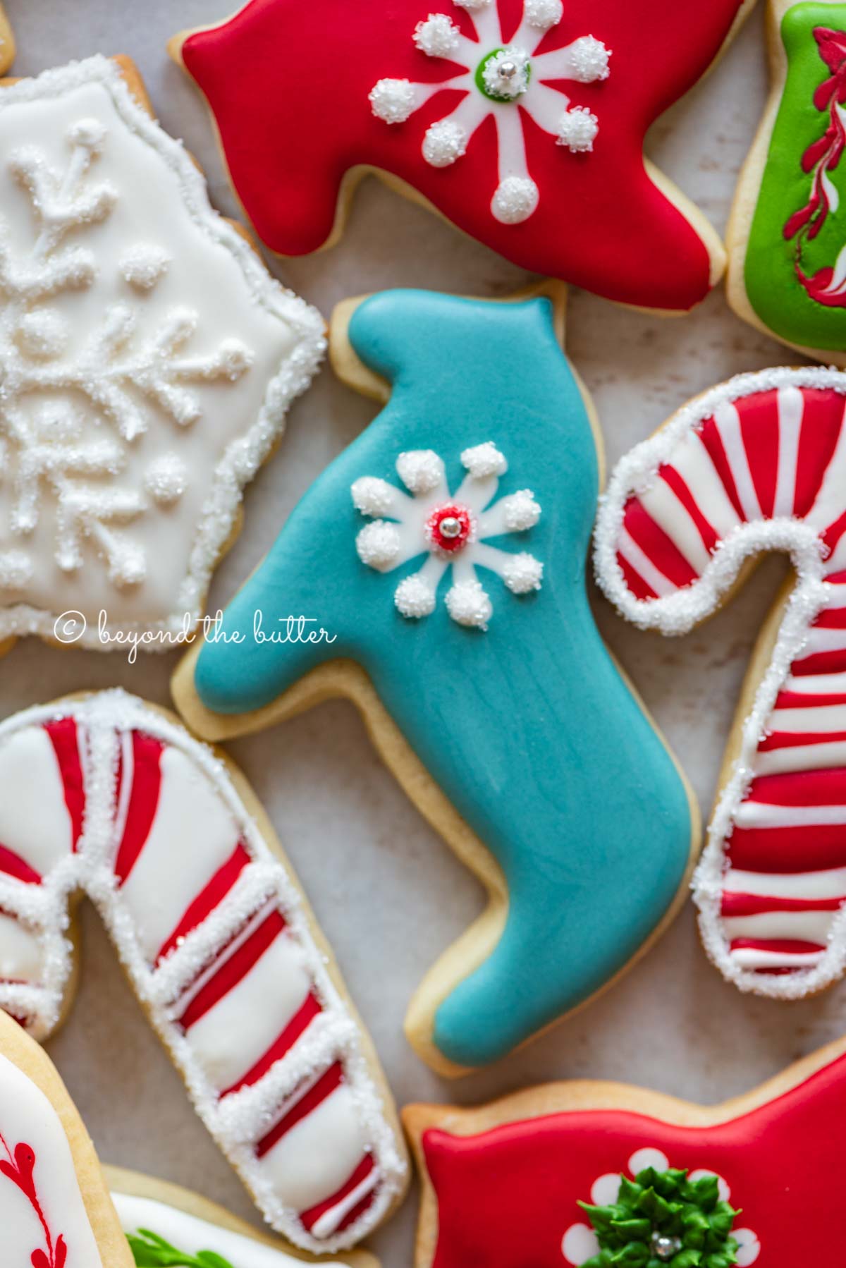 Closeup of the best cut out sugar cookies | All Images © Luyiz®
