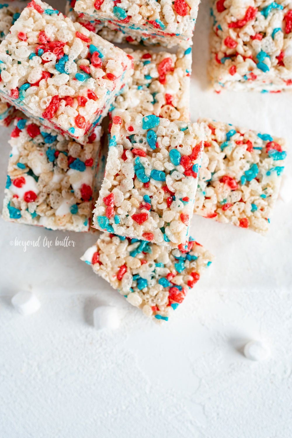 The Best Patriotic Rice Krispie Treats recipe | All Images © Luyiz, LLC