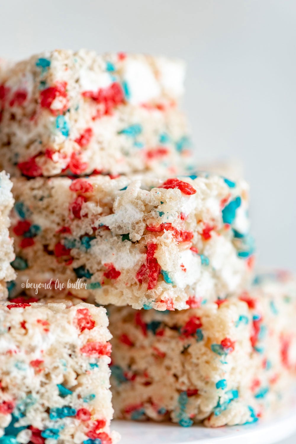 The Best Patriotic Rice Krispie Treats recipe | All Images © Luyiz, LLC