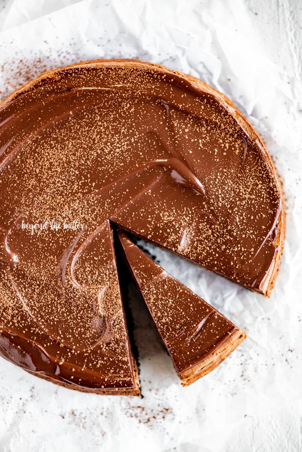 Triple Layer Chocolate Mocha Cheesecake, No Water Bath