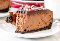 Chocolate Peppermint Cheesecake Recipe for the Holidays