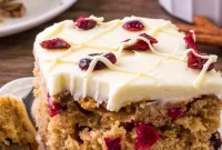 Festive Cranberry Christmas Cake Recipe for Holiday Parties
