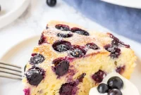 Moist Blueberry Cake Recipe with Fresh Berries
