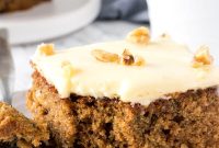 Moist Zucchini Cake Recipe with Cinnamon and Walnuts