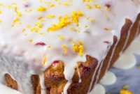 Cranberry Orange Loaf Cake Recipe with Zesty Glaze
