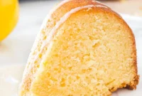Zesty Lemon Bundt Cake Recipe with Glaze