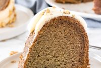 Moist Banana Bundt Cake Recipe with Cinnamon Glaze