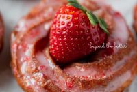 Strawberry-Glazed French Crullers Recipe for Homemade Pastries