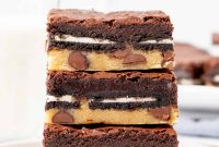 Decadent Fudgy Brownies with Gooey Cookie Layer
