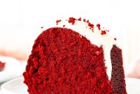 Moist Red Velvet Bundt Cake Recipe with Cream Cheese Glaze