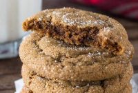 Soft Chewy Ginger Molasses Cookies Recipe