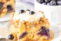 Blueberry French Toast Casserole Recipe for Brunch and Holidays