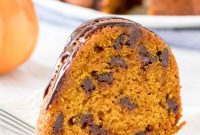 Pumpkin Chocolate Chip Cake Recipe: Moist Autumn Dessert