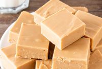 Rich Caramel Fudge Made with Condensed Milk