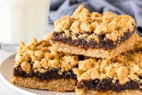 Date Squares Recipe: Chewy No-Bake Date Bars with Oats