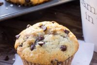Bakery-Style Chocolate Chip Muffins Recipe You’ll Love