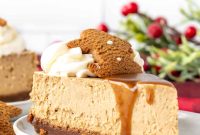 Gingerbread Cheesecake Recipe with Spiced Graham Crust