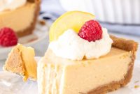 Creamy Lemon Pie Recipe: Tangy No-Bake Dessert with Graham Crust
